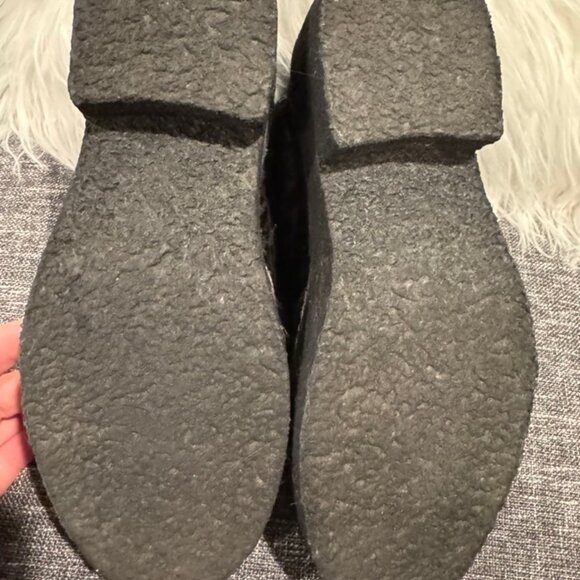 Clarks Originals Arisa Desert Boots – Gray Leopard Haircalf Leather – Size 8.5 - Picture 9 of 9